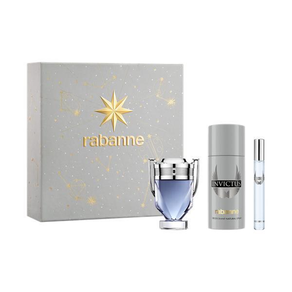Set Invictus Edt 50 Ml + Deodorant 150 Ml + Edt 10 Ml
