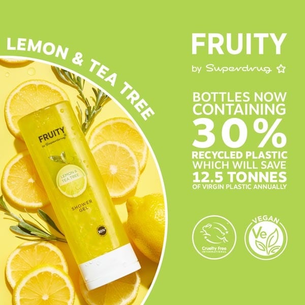 Fruity Lemon & Tea Tree Shower Gel 250ml