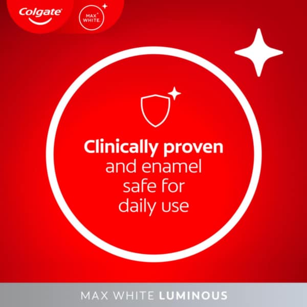 Colgate Max White Luminous Teeth Whitening Toothpaste 75Ml