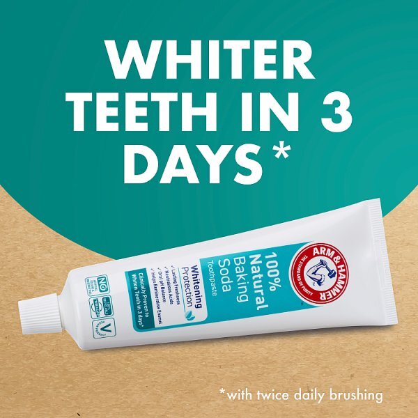 Arm and Hammer 100% Natural Baking Soda Toothpaste 75ml