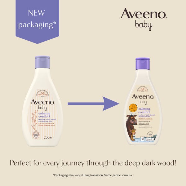 Aveeno Baby Calming Comfort Bedtime Bath & Wash 250Ml