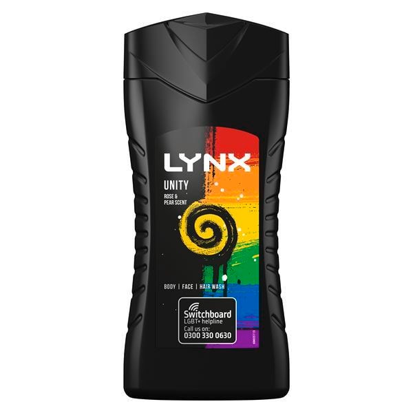 Lynx Bodywash Shower Gel Unity Pride 225ml