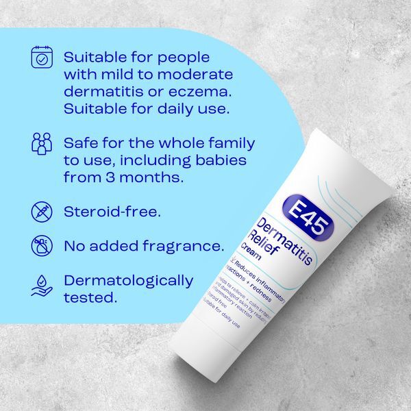 E45 Dermatitis Inflammation & Redness Cream 50ml