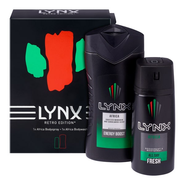 Lynx Africa Retro Duo Giftset