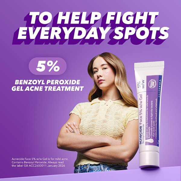 Acnecide Face Gel Spot Treatment Benzoyl Peroxide 15g
