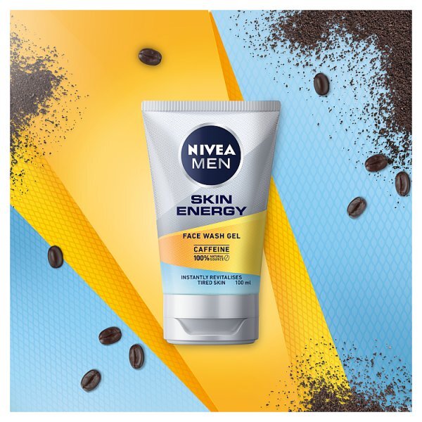 DNR NIVEA MEN Active Energy Fresh Look Face Wash, 100ml