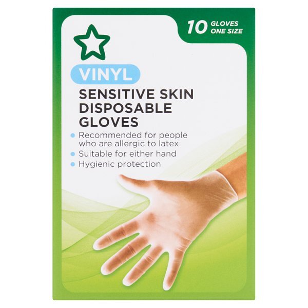 Superdrug Disposable Vinyl Gloves 10 Pairs