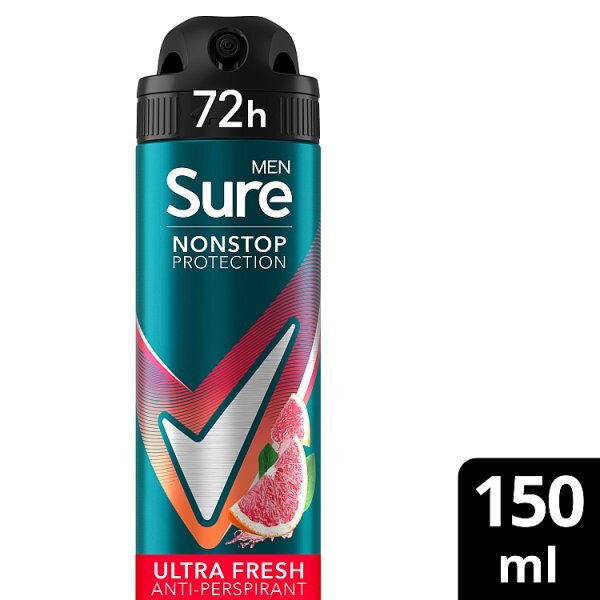 Sure Men Nonstop Protection Ultra Fresh Anti-Perspirant Aerosol 150 ml