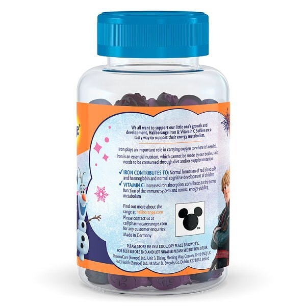 Haliborange Disney Frozen Iron Vit C Blackcurrant Softies 60