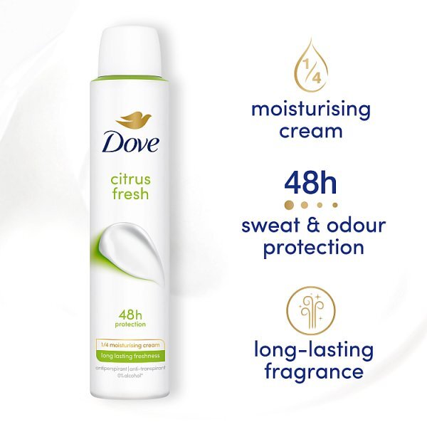 Dove Fresh Citrus Anti-Perspirant Aerosol 200ml
