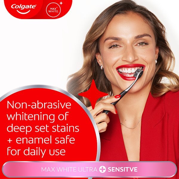 Colgate Max White Ultra+ Sensitive Whitening Toothpaste 75ml