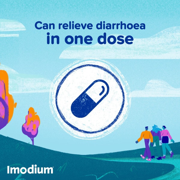 Imodium Original 2mg Diarrhoea 12 Tablets