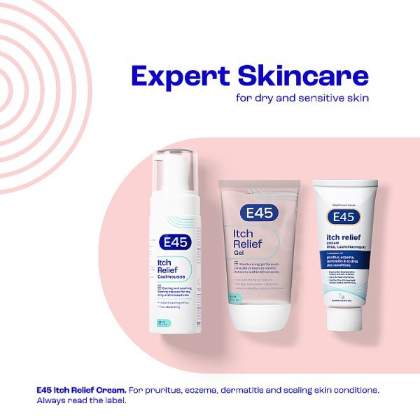 E45 Itch Relief Gel Soothes Irritated & Dry Skin 150ml