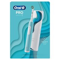 Oral-B Pro1 Cross Action Blue Electric Toothbrush+TravelCase