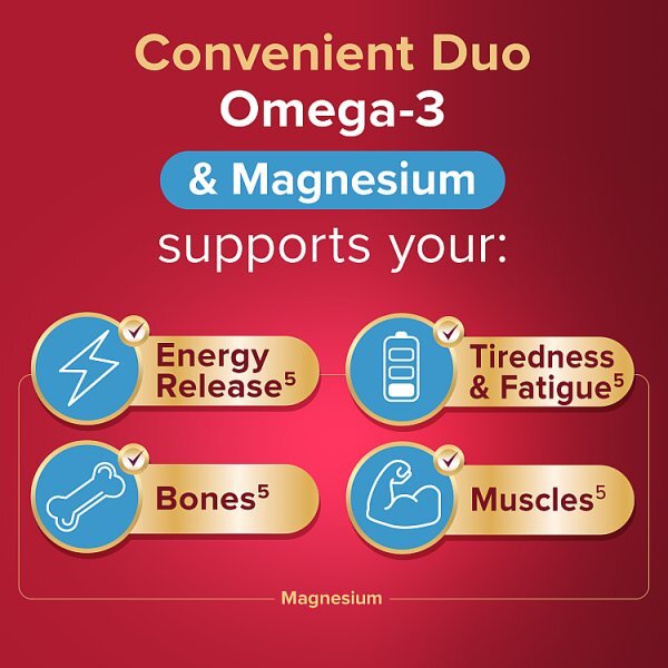 Seven Seas Omega-3 Plus Magnesium Duo Pack