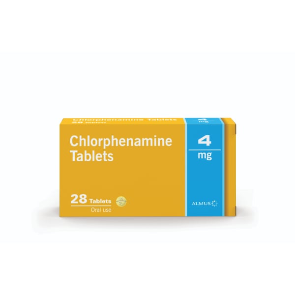 Almus Chlorphenamine Tabs 4mg 28s