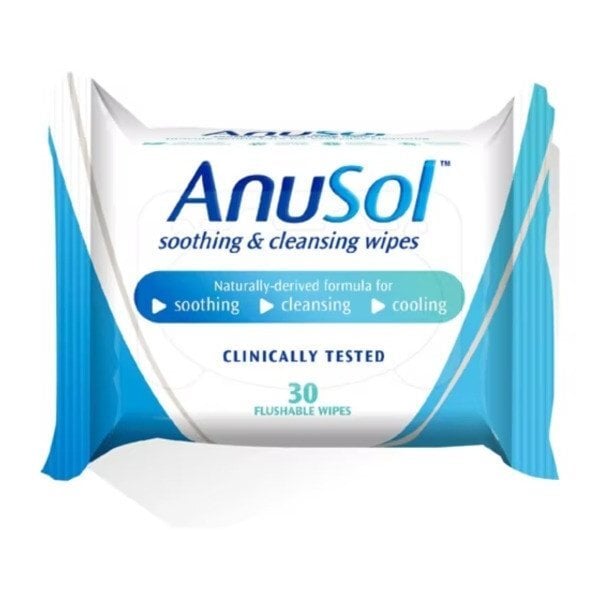 Anusol Soothing Haemorrhoid & Piles Flushable 30 Wipes