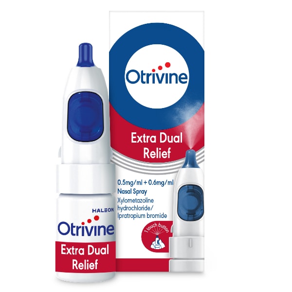 Otrivine Extra Dual Relief Nasal Spray 10Ml