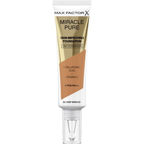 Max Factor Miracle Pure Foundation 82 Deep Bronze