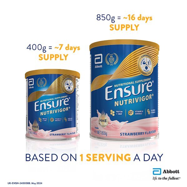 Ensure NutriVigor Shake Strawberry Flavour 400G