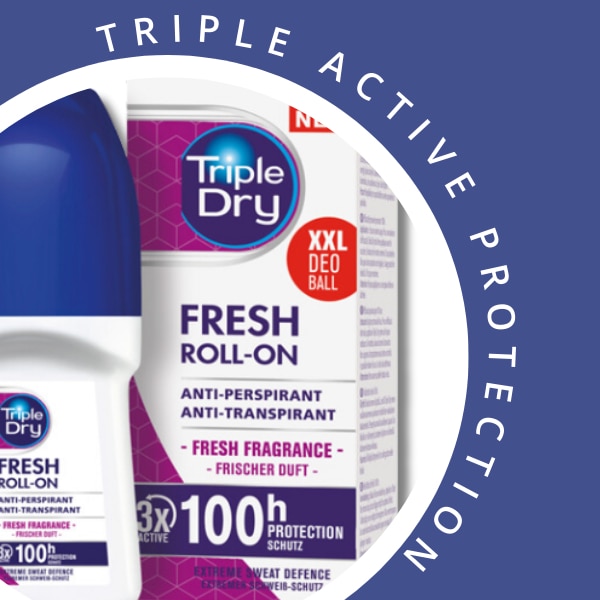 Triple Dry 100-hour Fresh Roll On 50ml