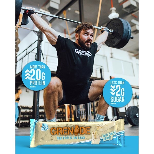 Grenade Carb Killa White Chocolate Cookie Protein Bar 60g