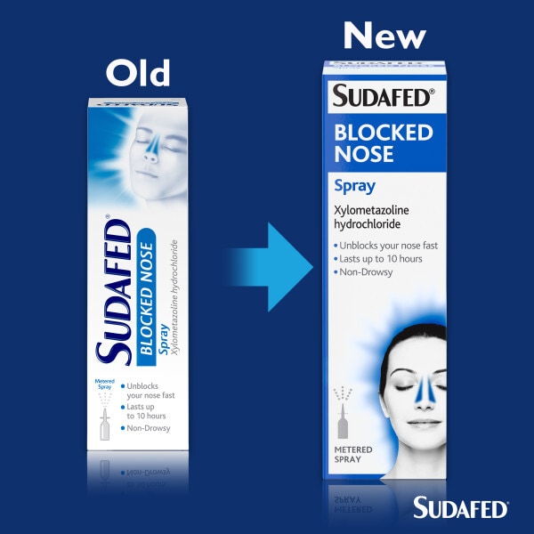 Sudafed Blocked Nose Nasal Spray 15ml