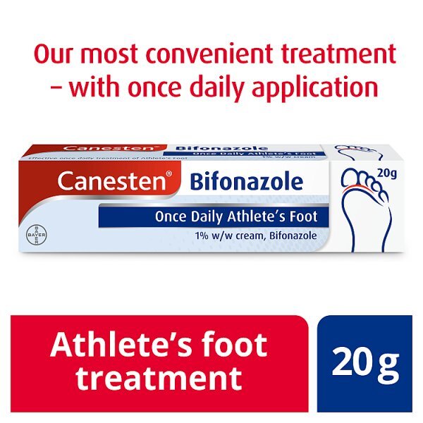 Canesten Bifonazole Once Daily Athlete's Foot 1% w/w Cream