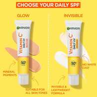 Garnier Vitamin C UV Brightening Fluid Invisible SPF50+ 40ml