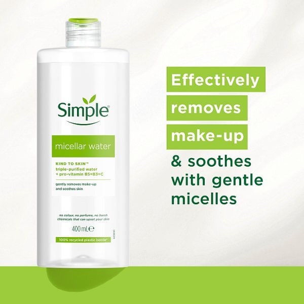 Simple Kind to Skin Micellar Cleansing Water 400ml