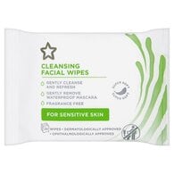 Superdrug Essential Cleansing Face Wipes - Fragrance Free