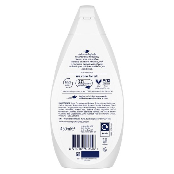 Dove Creamy Indulge Body Wash 450ml