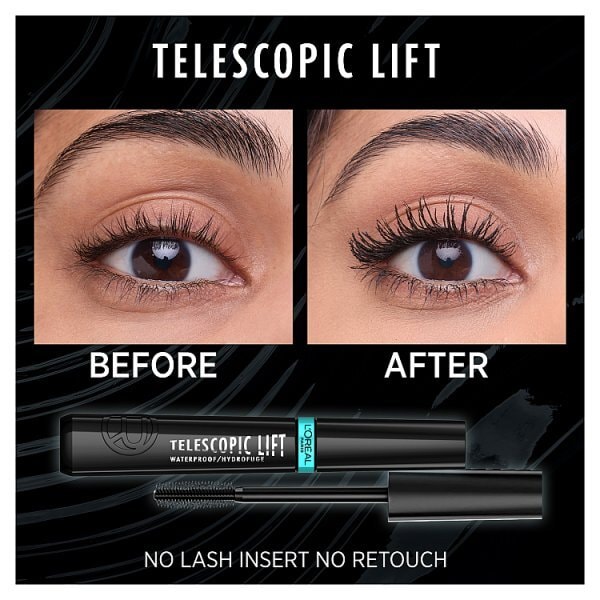 L'oréal Paris Telescopic Lift Mascara Black Waterproof