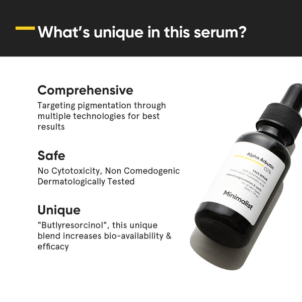 Minimalist Alpha Arbutin 02% Face Serum 30ML