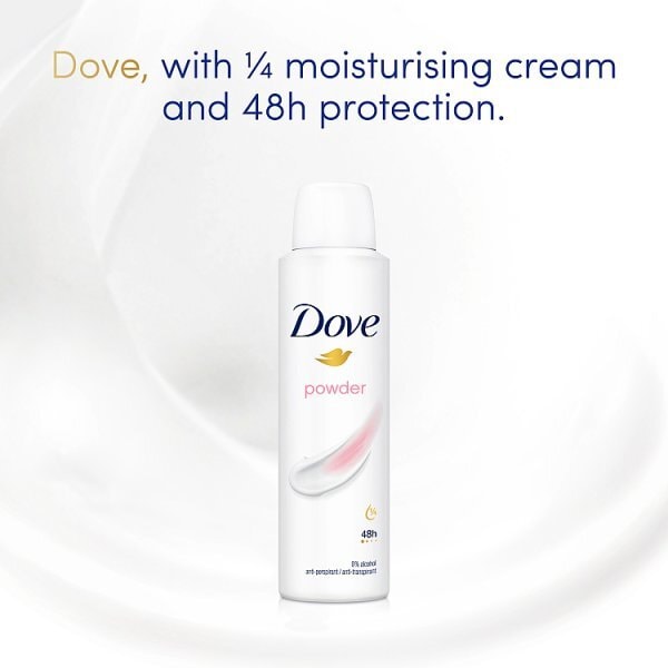 Dove Women Antiperspirant Deodorant Powder Aerosol 150ml