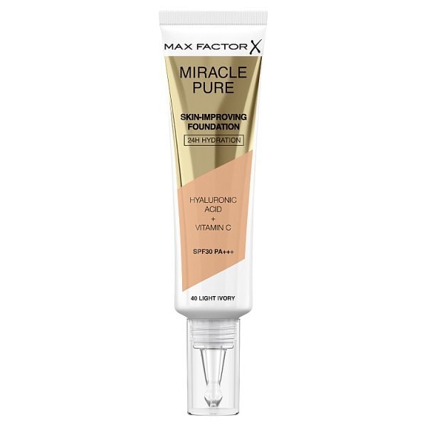 Max Factor Miracle Pure Foundation 40 Light Ivory