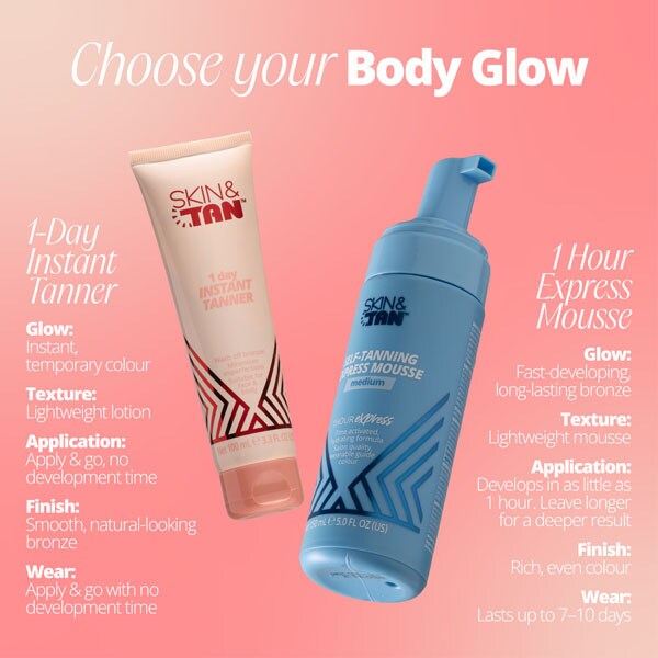 SKIN TAN 1 DAY INSTANT TANNER 100ML