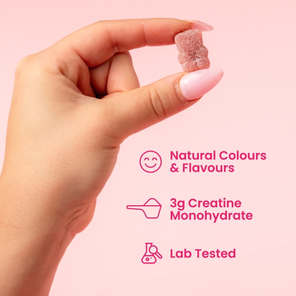 Oxyshred Creatine Gummies Berry Bliss