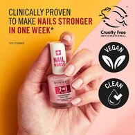 Rimmel Nail Nurse 2In1 Base Coat & Strengthener 12Ml