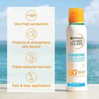 Garnier Ambre Solaire Spf50+ Sensitive Advanced Mist 150Ml