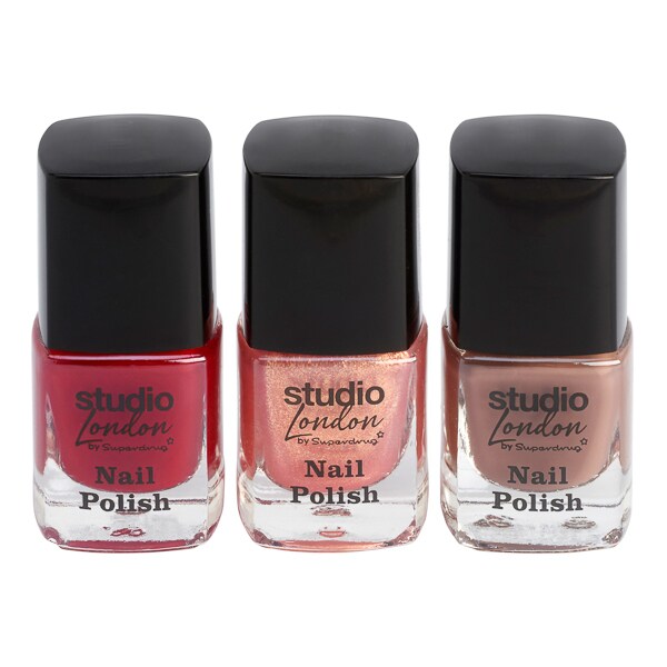 Superdrug Studio London 3 Piece Nail Polish Gift Set