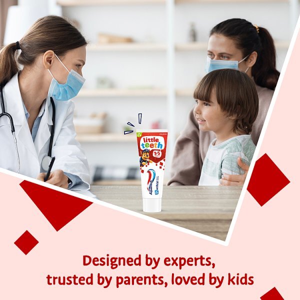 Aquafresh Kids Toothpaste, Little Teeth 3-5 Years 75ml