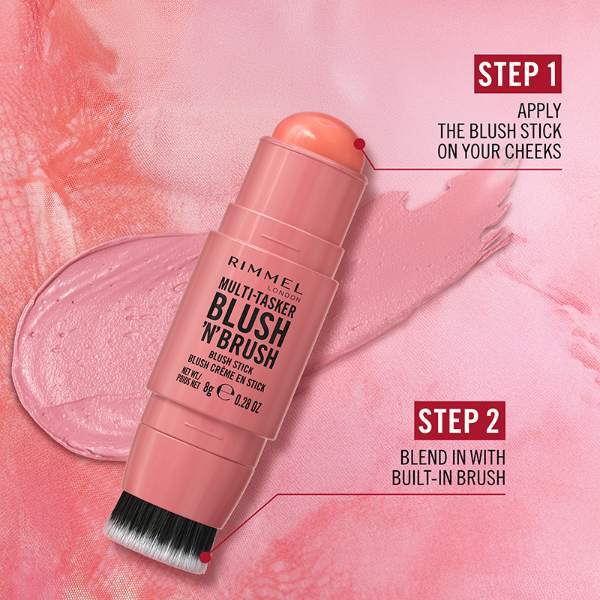 Rimmel Multi-Tasker Blush'N'Brush 150 Cherry On Point