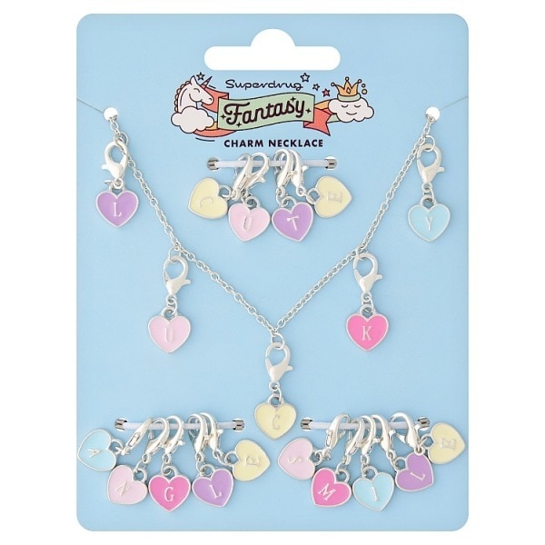 Fantasy Love Hearts Charm Necklace