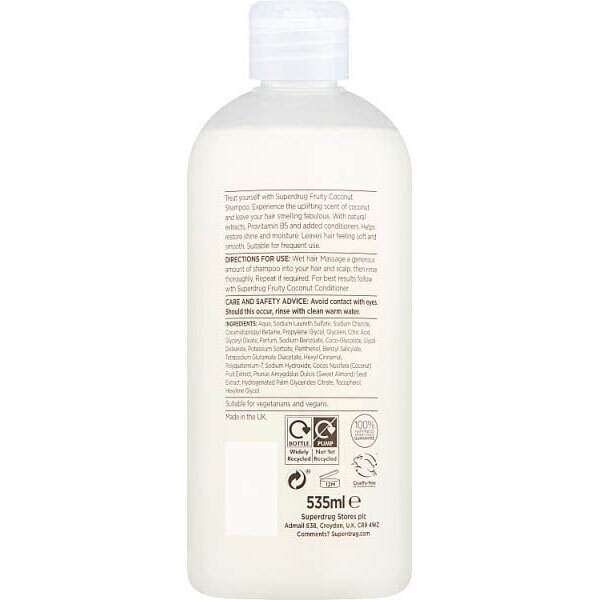 Fruity Coconut Shampoo 535ml