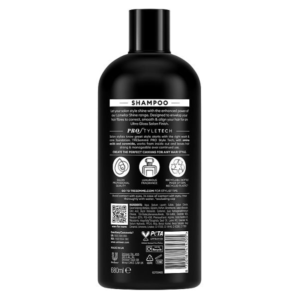 Tresemme Shampoo Lamellar Shine 680Ml