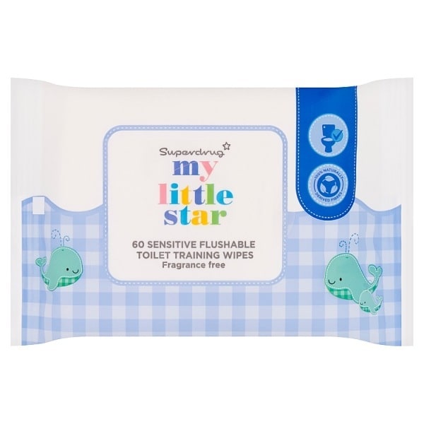 Superdrug Toddler Training Wipes Frag Free Bio 60