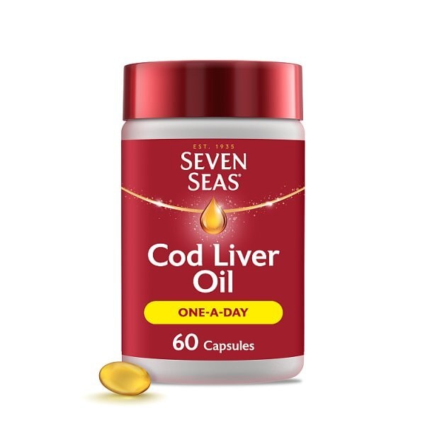 Seven Seas Cod Liver Oil Omega-3 - 60 Capsules