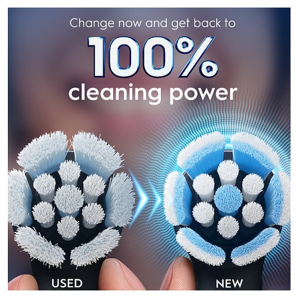 Oral-B iO Gentle Care Black Toothbrush Heads 4 Pack