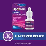 Opticrom Hayfever Eye Drops 10ml